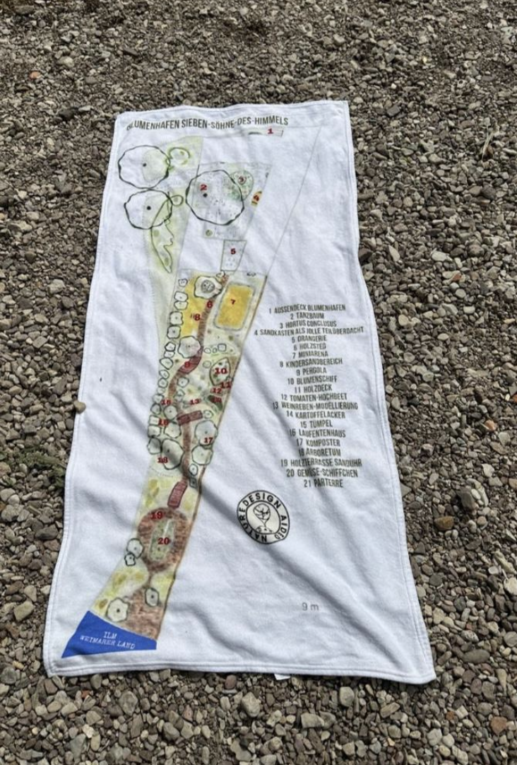 Spielhandtuch / Playtowel 7 Söhne des Himmels 50 x 100 cm