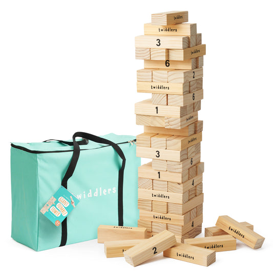 Giant Tumble Tower Garden Rasenspiel mit 64 Blöcken