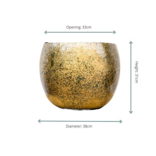 Blumentopf Ellen Brass